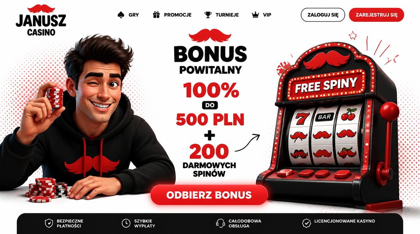 Gracz z żetonami i automat z promocją powitalną 100% do 500 PLN + 200 darmowych spinów